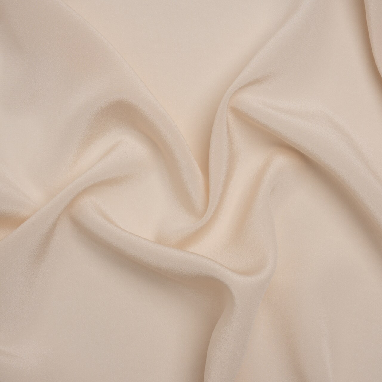 1 Yard 100% Silk Crepe de Chine 53" Wide Nude Beige Fabric for Luxury Apparel
